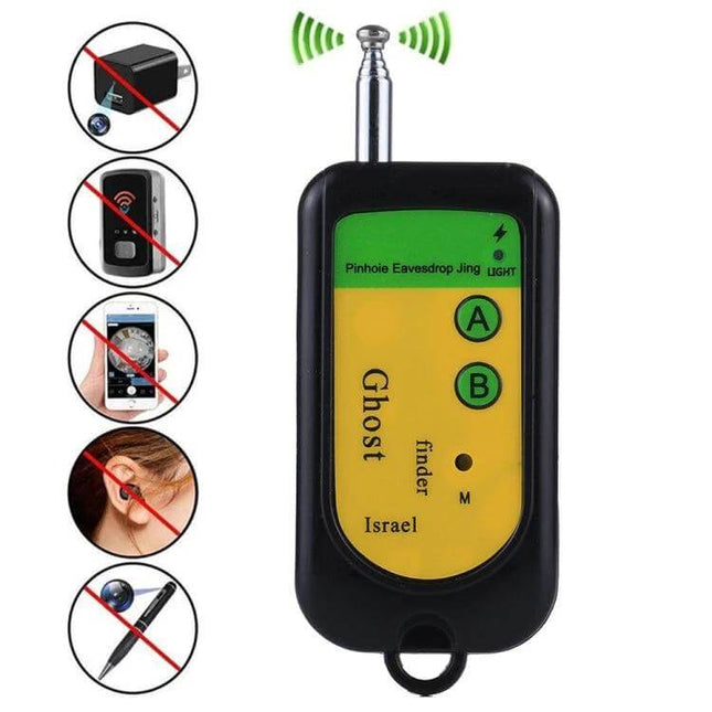 Portable Ghost Detector for Scanning Hidden Surveillance Devices handheld RF bug scanner for privacy checks in meetings and personal conversations