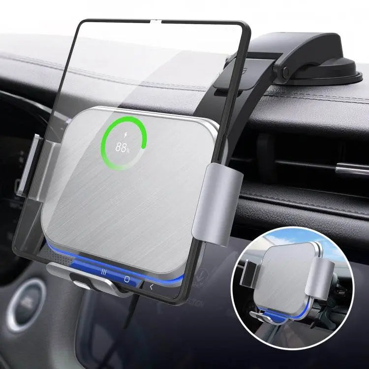 S8 Dual Coil Car Phone Holder Wireless Charger S8 Model