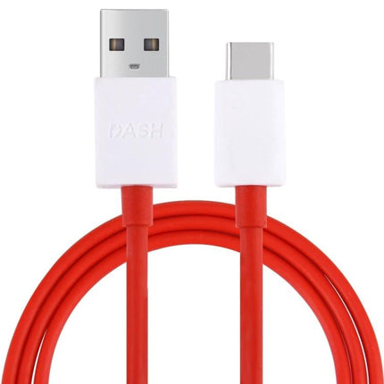 OnePlus USB-C Charging Cable for Everyday Phone Use - red USB-A to USB-C cable for quick daily charging