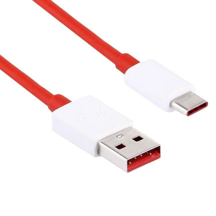OnePlus USB-C Charging Cable for Everyday Phone Use - red USB-A to USB-C cable for daily charging and travel