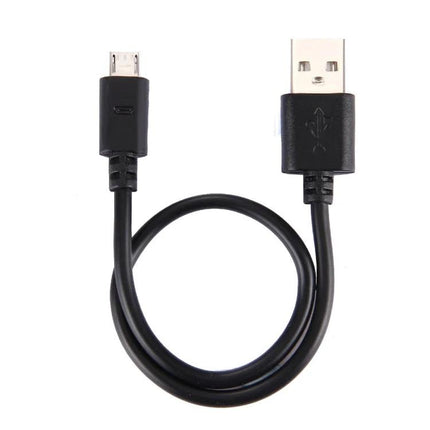 Micro USB Charging Cable for Everyday Home and Travel Needs - black short cable with USB-A to Micro-USB connectors
