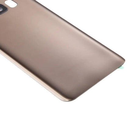 Daily Back Cover Replacement for Samsung Galaxy S8+ Use - gold replacement back housing with camera lens cutout and adhesive tape