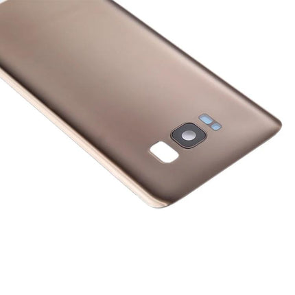 Daily Back Cover Replacement for Samsung Galaxy S8+ Use - bronze replacement back cover with camera lens cutout and fingerprint opening
