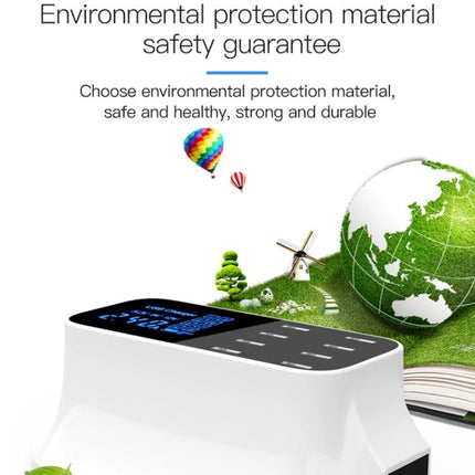 Essential USB Charging Station for Daily Home Device Needs, eco-friendly multi-port home charger with digital display and reduced cord clutter