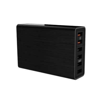 VEDFUN USB Charger for Everyday Device Powering at Home and Travel black multi-port quick charge wall charger for smartphones and tablets