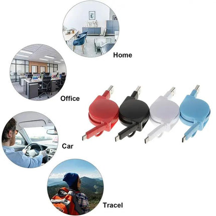 Compact USB-C Cable for Everyday Device Charging on the Go
