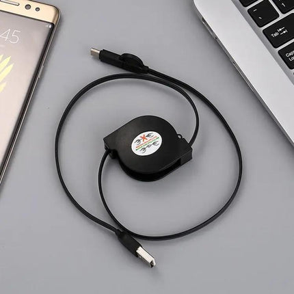 Compact USB-C Cable for Everyday Device Charging on the Go