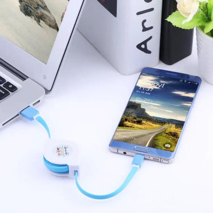 Compact Retractable USB-C Cable for Daily Device Charging