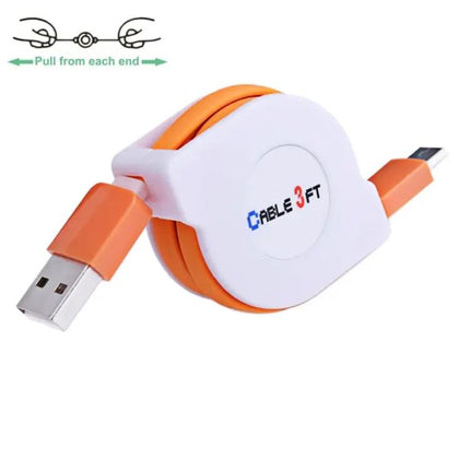 Compact Retractable USB-C Cable for Daily Device Charging