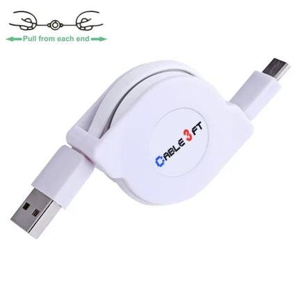 Compact Retractable USB-C Cable for Daily Device Charging
