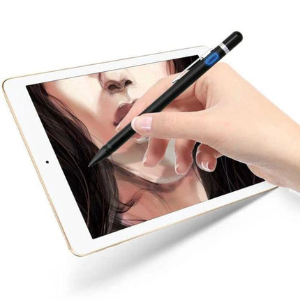 Active Rechargeable Stylus Pen for Precise Touch Screen Writing used on tablet for detailed digital drawing and handwriting