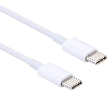 2 Meter USB-C Charging Cable for Everyday Device Needs - white USB-C to USB-C cable, 2m length, USB 3.1 connectors for charging and data transfer