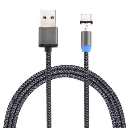 Convenient Magnetic USB-C Cable for Daily Use at Home, Office, and Travel braided magnetic USB-A to USB-C charging cable with detachable tip