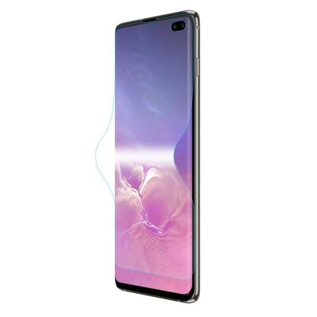 ENKAY Hat-Prince Screen Protector For Galaxy S10+ Everyday Clarity — edge-to-edge clear film protecting curved display from scratches, easy bubble-free application