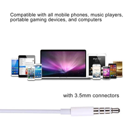 Wired Earphones With Microphone For Commuting And Office Calls M27 3.5mm cable compatible with phones laptops