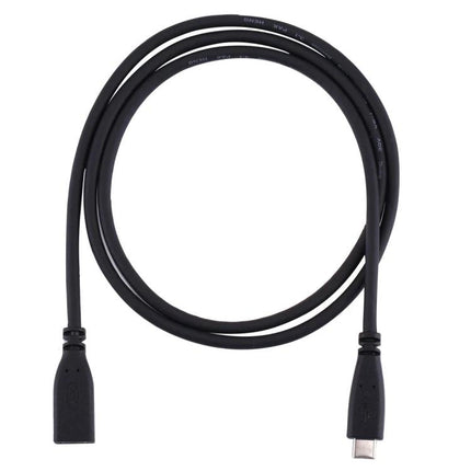 Versatile USB-C Adapter Cable for Daily Device Connections - black Type-C 3.1 male to female extension cable for charging and data transfer