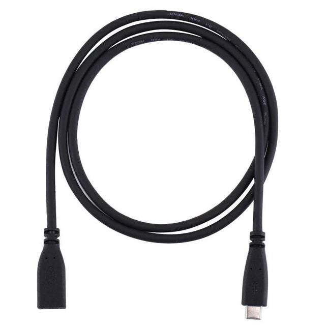 Versatile USB-C Adapter Cable for Daily Device Connections - black Type-C 3.1 male to female extension cable for charging and data transfer
