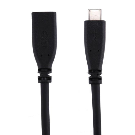 Versatile USB-C Adapter Cable for Daily Device Connections – Type-C 3.1 male to female black adapter cable for charging and data transfer