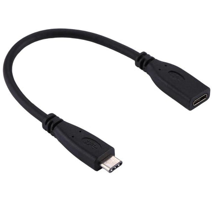 USB-C Adapter Cable for Everyday Device Charging Needs - black USB-C 3.1 male to female extension cable for desk, car, and portable charging