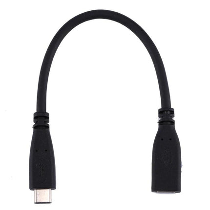 USB-C Adapter Cable for Everyday Device Charging Needs - short USB-C 3.1 male to female extension cable for desk and car charging