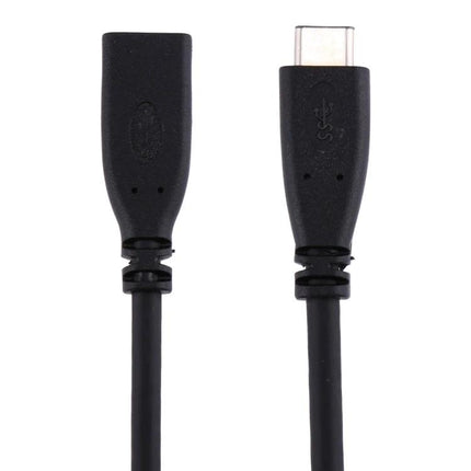 USB-C Adapter Cable for Everyday Device Charging Needs - black USB-C 3.1 male to female extension cable for desk or car charging