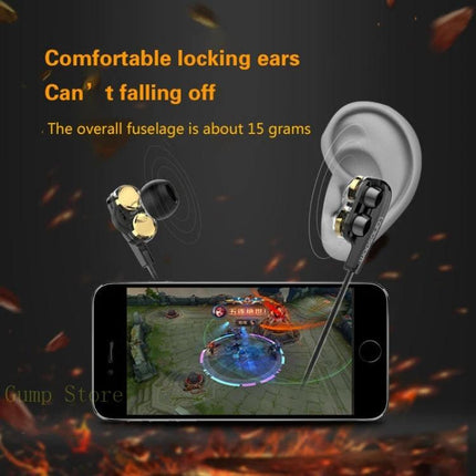 Langsdom Wired In Ear Headset With Comfort Fit For Commuting comfortable locking ears 8mm drivers