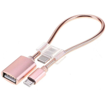 Essential Charging Cable for Daily Mobile Device Needs, rose gold USB to micro-USB cable for charging and syncing on the go
