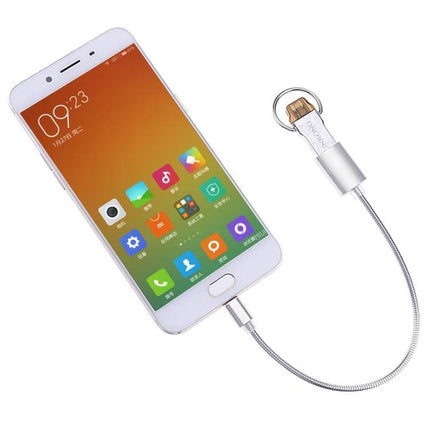 Essential Charging Cable for Daily Mobile Device Needs shown charging a smartphone via USB for commuting and travel, durable syncing cable