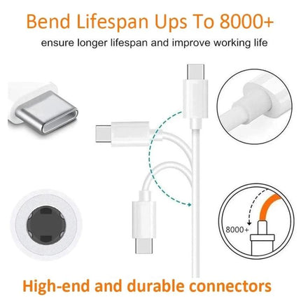 Audio Cable for Connecting Phones to Speakers in Daily Use Type-C to 3.5mm adapter with durable connectors for everyday music