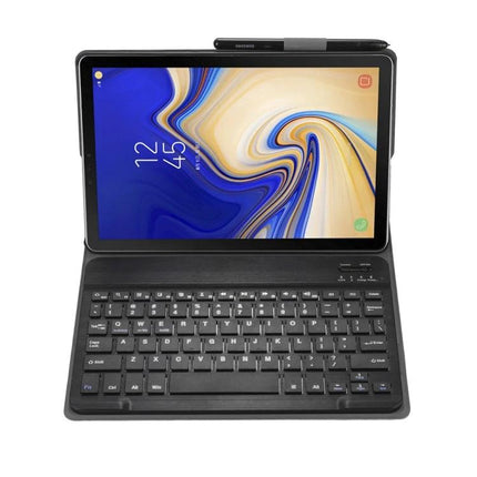 Bluetooth Keyboard Case for Samsung Galaxy Tab S5e with Pen Holder - black folio with detachable Bluetooth keyboard and pen slot