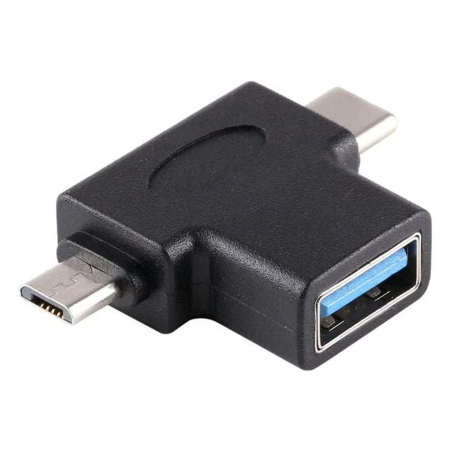 OTG Adapter for Connecting USB Drives on Daily Devices - compact USB-C to Micro USB OTG connector for phones and tablets