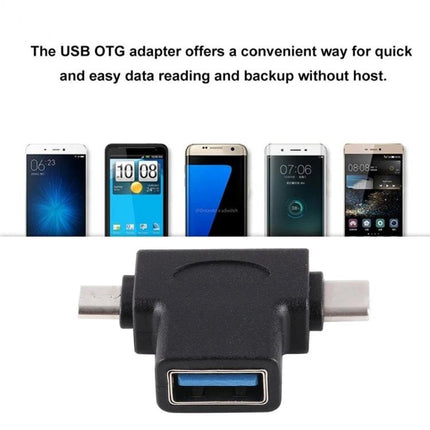 OTG Adapter for Connecting USB Drives on Daily Devices - compact USB OTG adapter connecting USB drives to phones and tablets for easy file access
