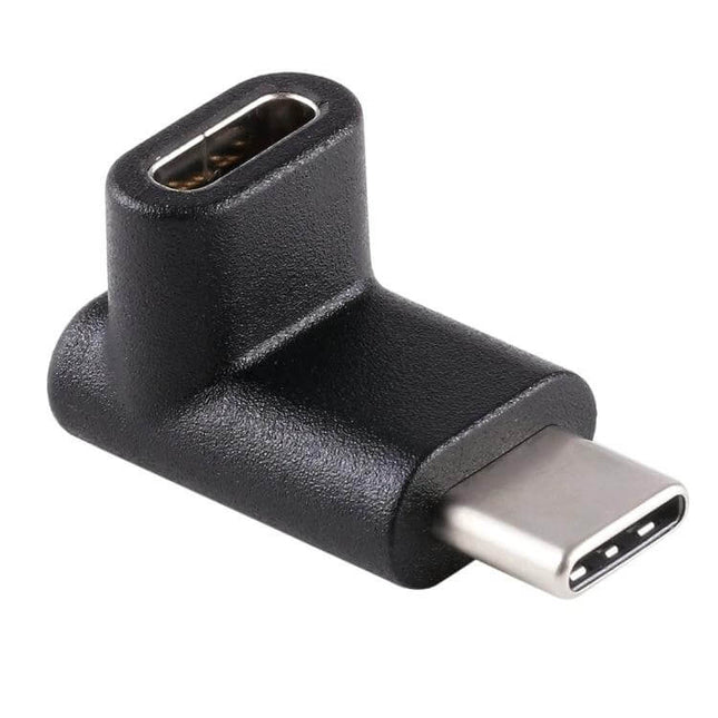 Elbow Design USB-C Extension Adapter for Charging and Data Transfer - compact right-angle USB-C extender for tight spaces