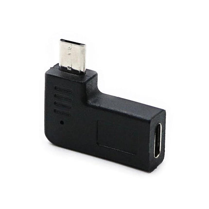 Adapter for Everyday USB-C to Micro USB Device Links on the Go - compact right-angle USB-C to Micro USB adapter for charging and data transfer