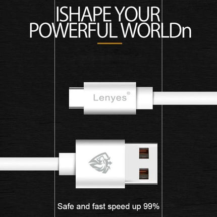 Lenyes Micro USB Cable for Everyday Device Charging – white Lenyes micro USB to USB cable, PVC jacket, fast charging and data sync