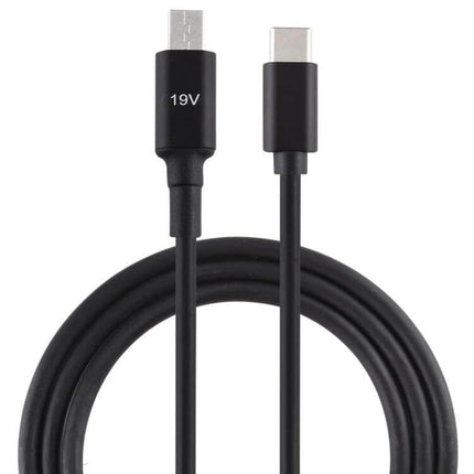 USB-C Charging Cable for ASUS X205T Laptop, 1.5 Meters Long – black 19V USB-C to proprietary plug, 1.5m travel and desk charging cable
