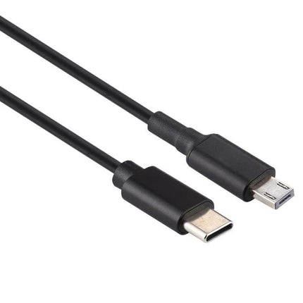 USB-C Charging Cable for ASUS X205T Laptop, 1.5 Meters Long - black USB-C to micro-USB charging cable for travel and desk use