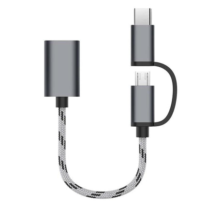 Adapter Cable for Linking USB Devices to Smartphones Daily - Micro USB to USB 3.0 OTG adapter cable for travel and remote work