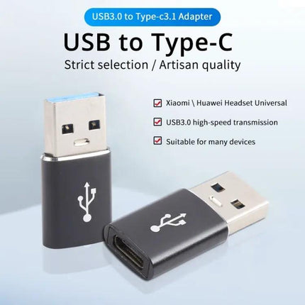 This adapter connects USB-C devices for everyday charging