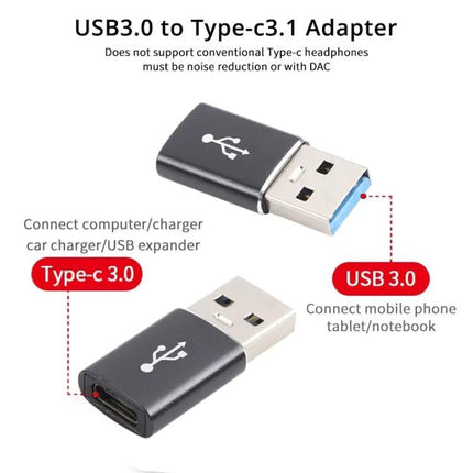 This adapter connects USB-C devices for everyday charging