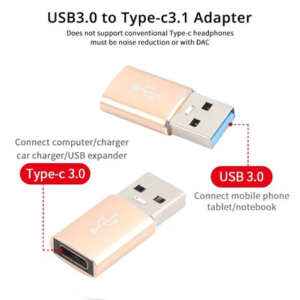 This adapter connects USB-C devices for everyday charging