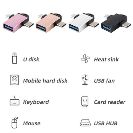 Versatile USB Adapter for Daily Device Connections and Travel