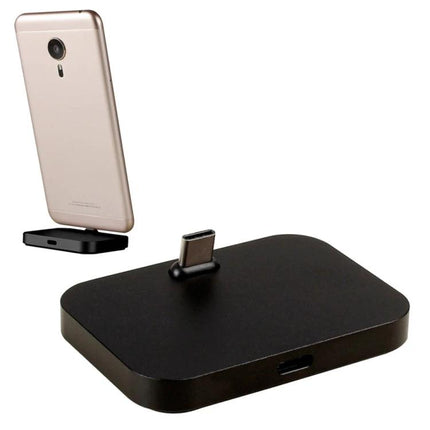 Practical Desk Stand for Type-C Smartphone Charging - aluminum alloy compact charging dock for desks and nightstands
