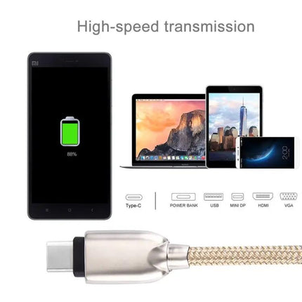 USB-C to USB Cable for Everyday Device Charging and Data Transfer