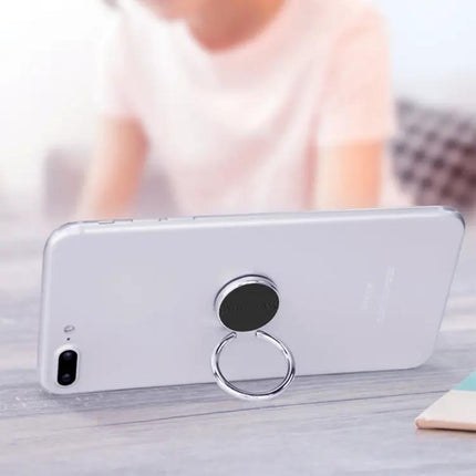 Universal Metal CD Pattern Ring Holder for Smartphones and Tablets