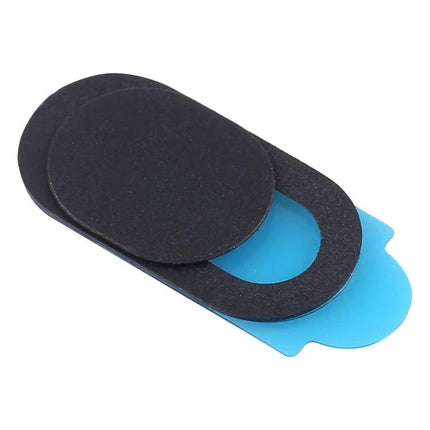 Black Privacy Webcam Cover For Laptops And Devices - ultra-thin black slider cover, residue-free, closes laptop lid
