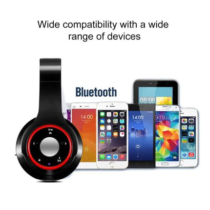 SG-8 Bluetooth 4.0 + EDR Headphones Wireless Over-ear TF Card FM Radio Stereo Music Headset with Mic | Syndmart