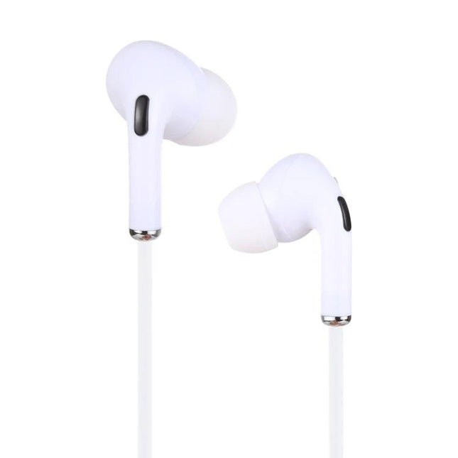 Practical In-Ear Wired Earphones for Everyday Use - white Type-C wired earphones with built-in microphone, commuting and call-ready