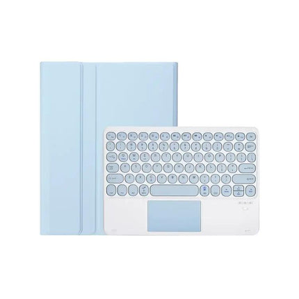 Leather Texture Bluetooth Keyboard Case for iPad 10th Generation