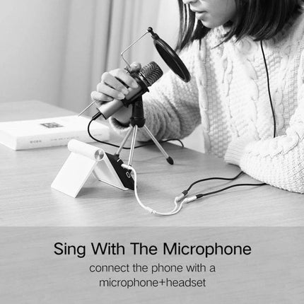 HY191 Cable for Everyday Audio and Microphone Connections - gold-plated 3.5mm audio and microphone cable connecting smartphone to headset for calls and recording
